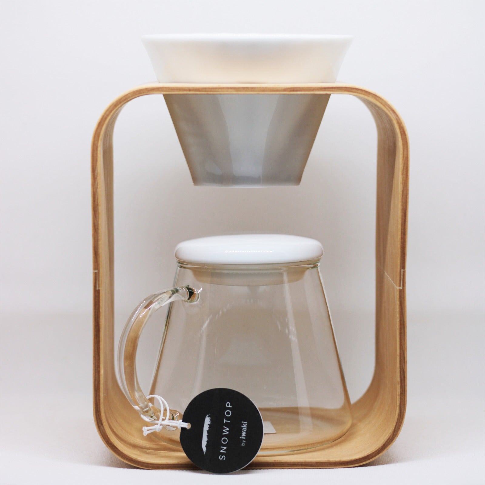IWAKI Snowtop Coffee Pot & Dripper Set Barafu 600ml - Fabricat in Japonia/ Made in Japan Barista Expert